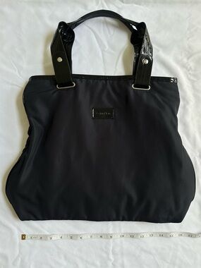 Black Calvin Klein Nylon Tote Bag